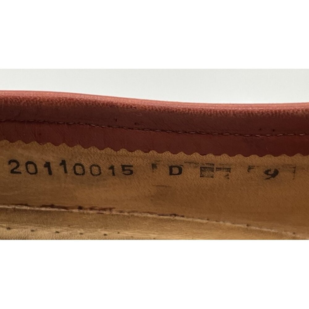 Santoni Brown Leather Penny Loafers Men’s Size 9D Dress Shoes Made In Italy - Picture 10 of 11